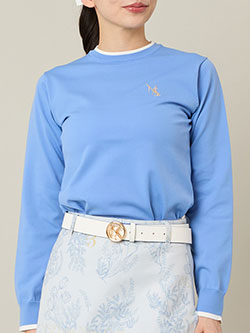 ニッサゴルフ　26年春夏新作　【エコ素材】NS刺繍プルオーバー　23132650