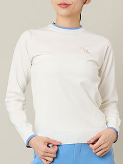 ニッサゴルフ　26年春夏新作　【エコ素材】NS刺繍プルオーバー　23132650