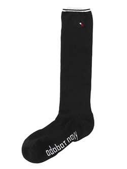 アダバット　26年春夏新作　【ADABAT NAVY】ハイソックス　C86-05374