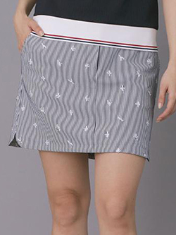 アダバット　26年春夏新作　【N】サッカーエンブロイダリースカート　119-65451