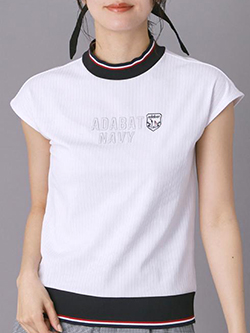 アダバット　26年春夏新作　【N】フレンチスリーブモックT　119-15464