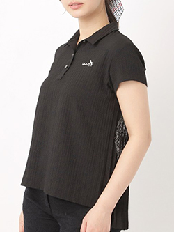 アダバット　26年春夏新作　バックシアー半袖ポロ　119-15420