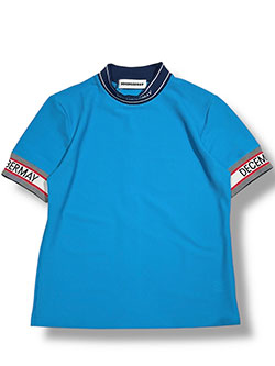 ディッセンバーメイ　26年春夏新作　メッシュ半袖モックネック　2-305-0134