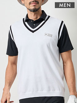 バンデル　26年春夏新作　クールニットベスト(メンズ)　BGS-6SCKVT