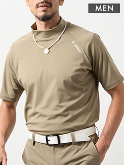 バンデル　26年春夏新作　ヒートパンチングモックネック(メンズ)　BGS-6SHPMC