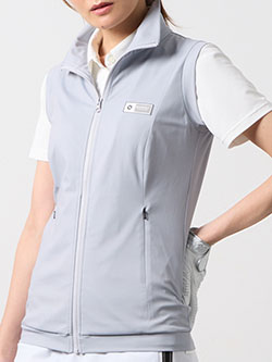 バンデル　26年春夏新作　ヒートパンチングジップアップベスト　BGS-W6SZPVT