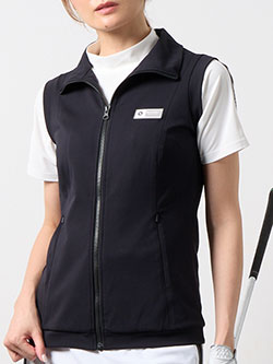 バンデル　26年春夏新作　ヒートパンチングジップアップベスト　BGS-W6SZPVT