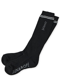 ジュンアンドロペ　26年春夏新作　クールマックスライン入りハイソックス　ERR36000