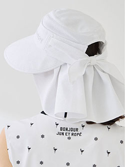 ジュンアンドロペ　26年春夏新作　クールマックスサッカー遮熱機能付3WAYハット　ERU86000