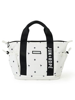 ジュン&ロペ　26年春夏新作　小紋柄プリントカートバッグ　ERX46100