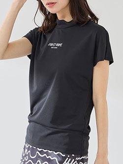 ジュン&ロペ　26年春夏新作　ウェーブグラフィックオフシルエットプルオーバー　ERM36000