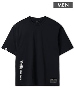 パシフィックゴルフクラブ　26年春夏新作　オーバーTシャツ(メンズ)　TS01BS-OS-PGC