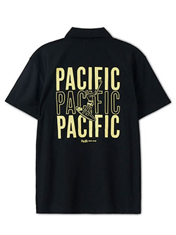 パシフィックゴルフクラブ　26年春夏新作　ロゴ半袖ポロシャツ　PGL260PLS197RI