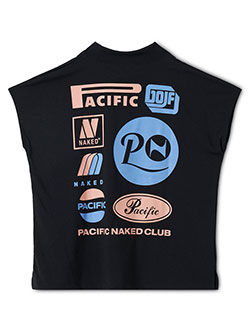 パシフィックゴルフクラブ 26年春夏新作 ネイキッドゴルフ×PGCバックプリントノースリーブモックネック NKD-PGC-15