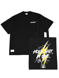 キャプテンズヘルムゴルフ　26年夏新作　イナズマモチーフTシャツトートバッグ付き　CHG26-SS-WT22