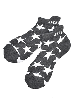 ジャックバニー　26年秋冬新作　星柄アンクルソックス　262-6286004