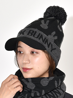 ジャックバニー　26年秋冬新作　うさぎニットキャップ (UNISEX)　262-6287004