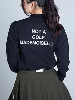 キャプテンズヘルムゴルフ　26年秋冬新作　MADEMOISELLEハーフモックネックカットソー　CHG26-AW-WT02