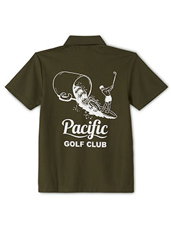 パシフィックゴルフクラブ　26年秋冬新作　CUP & SURFER POLO(レディース)　 PGL250PLS143RI