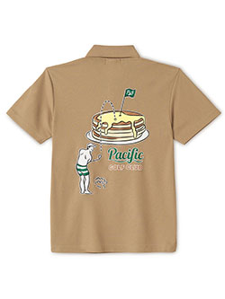 パシフィックゴルフクラブ　26年秋冬新作　GOLF & PANCAKE POLO SHIRT(レディース)　 PGL250PLS157OL