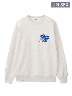 パシフィックゴルフクラブ　26年秋冬新作　BLACK_KITE_MASCOTクルーネックプルオーバー(ユニセックス)　 PGC263CSL218RI